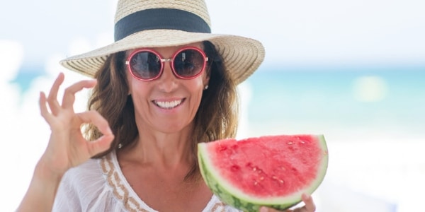 Verbessern Sie Ihre alternde Haut mit Wassermelonen